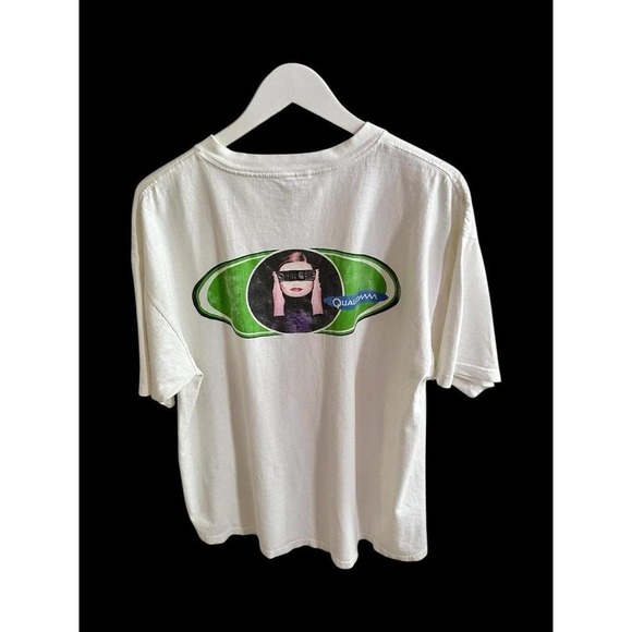 Vintage 90s Qualcomm Motorola Cell Phone T-Shirt Sz XL White Tech‎ Core